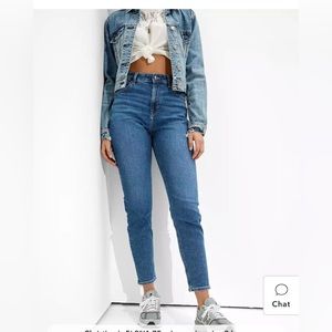 American Eagle Outfitters Women's Medium Blue High-Rise Slim Jeans